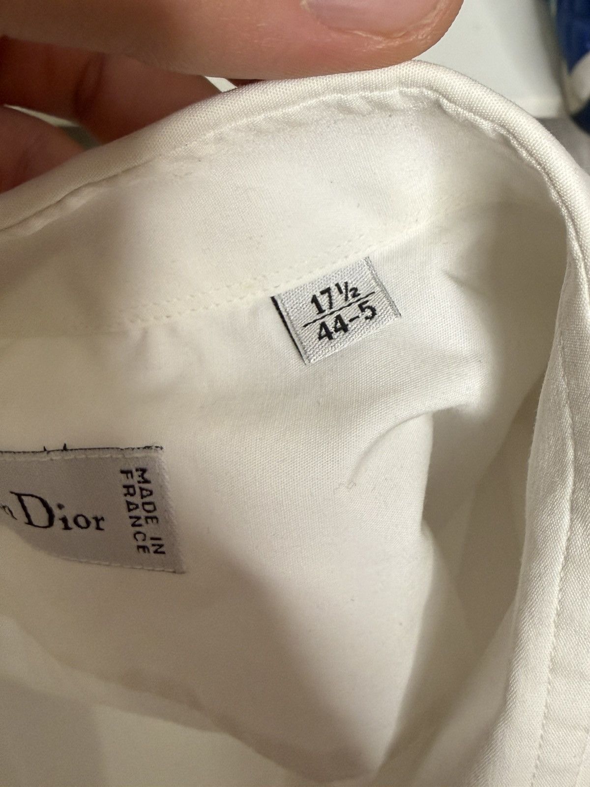 Christian Dior Monsieur Christian Dior vintage shirt size 17 1/2 44-5 Size 44R - 16 Thumbnail