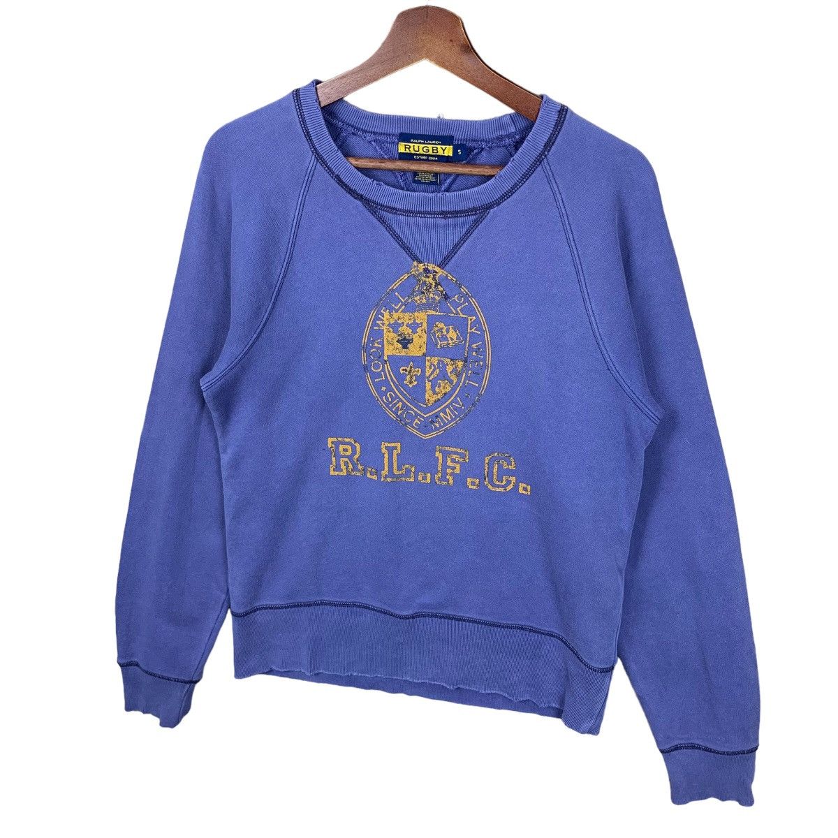 Ralph Lauren × Rugby Ralph Lauren × Vintage Vintage 2004 Ralph Lauren Rugby Sweatshirt Big Logo Size US S / EU 44-46 / 1 - 4 Thumbnail