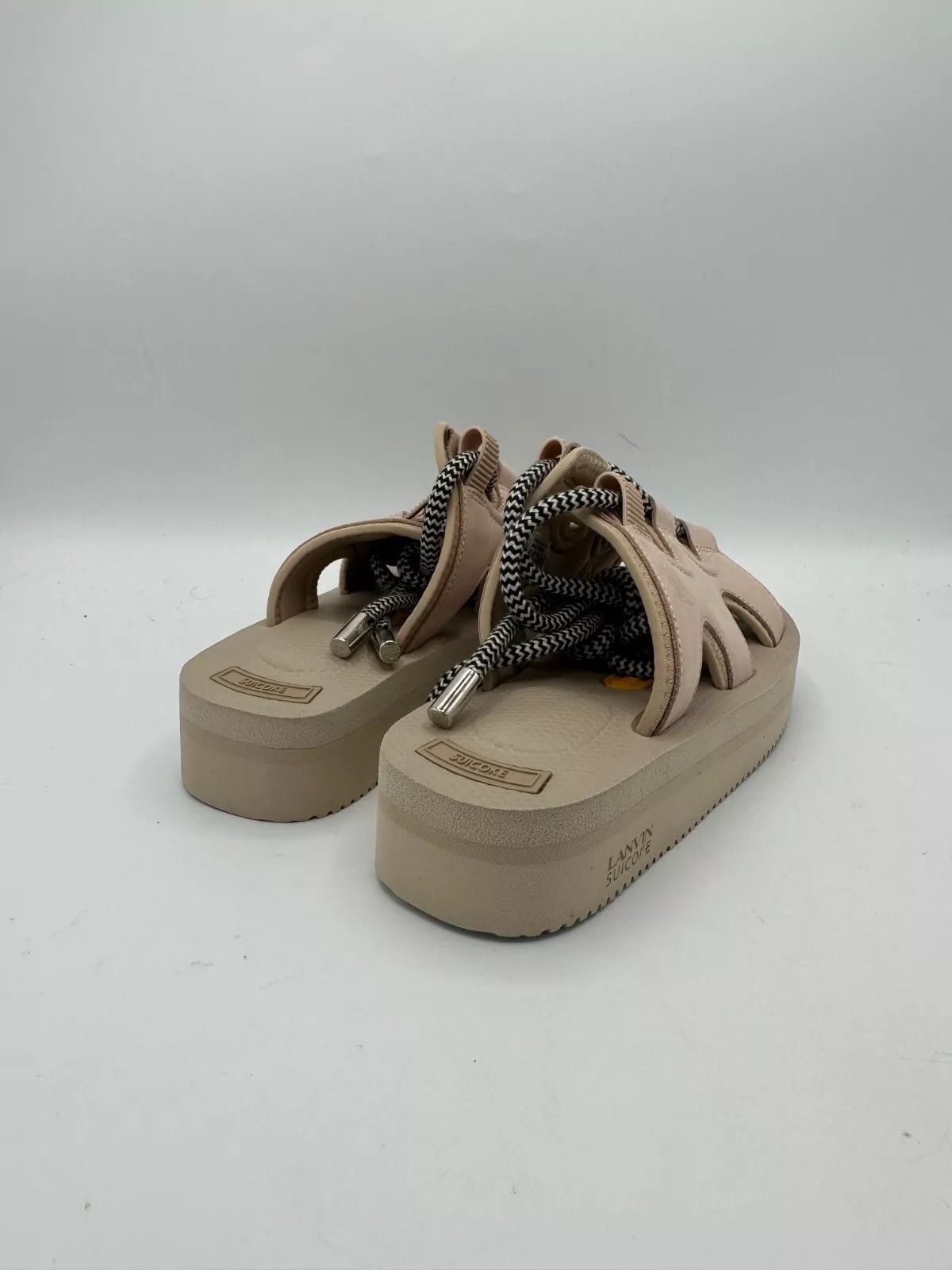 Lanvin × Suicoke Lanvin Suicoke Ray-2Vab Wrap Around Sandal Pink Size US 7 / IT 37 - 3 Thumbnail