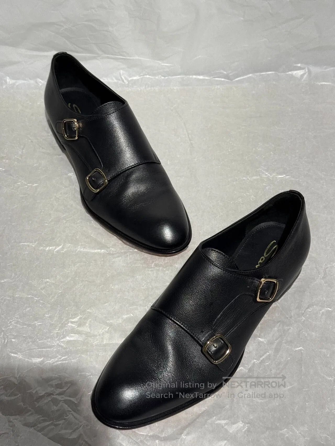 Santoni Santoni Black Monk Strap Shoes for Women. Size US 5 / IT 35 - 2 Thumbnail