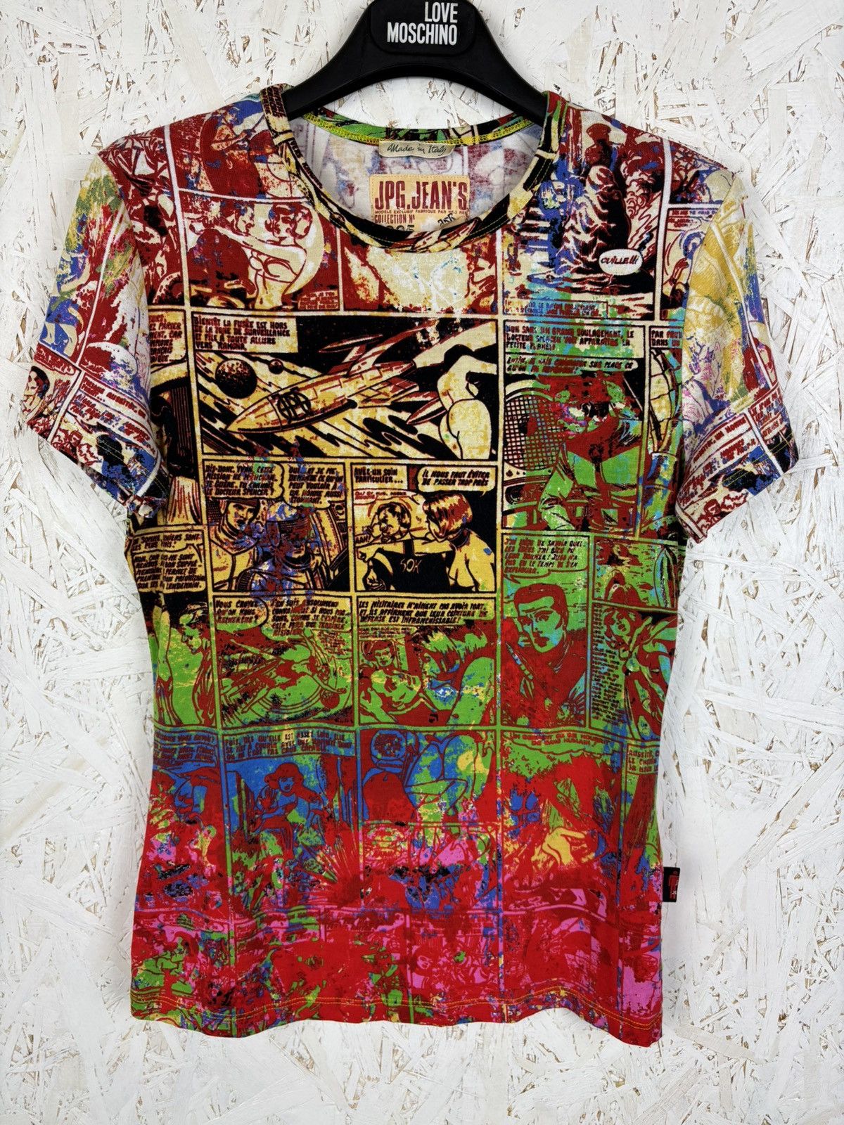 Jean Paul Gaultier 90s Jean Paul Gaultier FW95 “Safe Sex” Comic T 