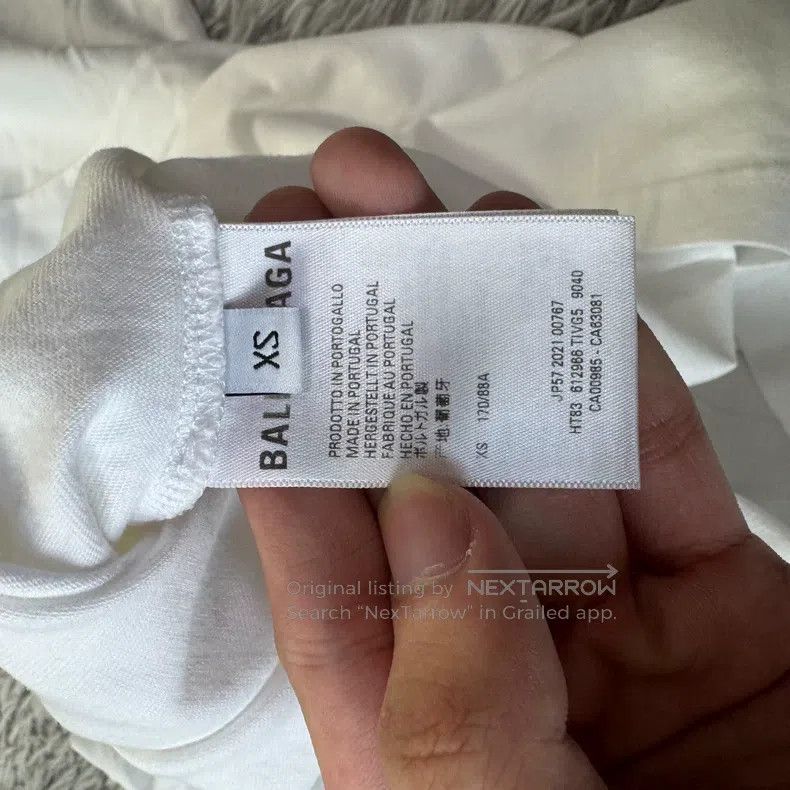 Balenciaga Balenciaga Back Logo Short Sleeve Size US XS / EU 42 / 0 - 6 Thumbnail