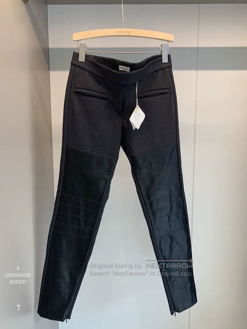 Brunello Cucinelli Brunello Cucinelli Black Trousers Size 26" / US 2 / IT 38 - 1 Thumbnail