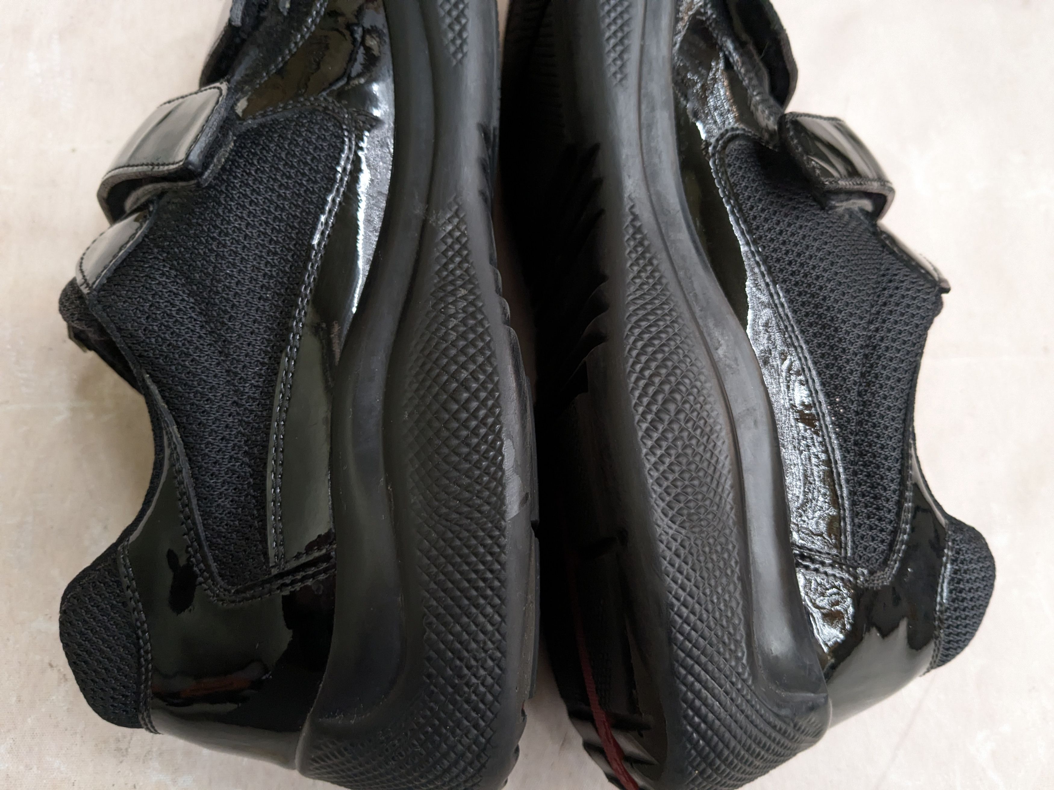 Prada Prada America's Cup Sneakers Black Patent Leather 8.5 Size US 8.5 / EU 41-42 - 11 Thumbnail