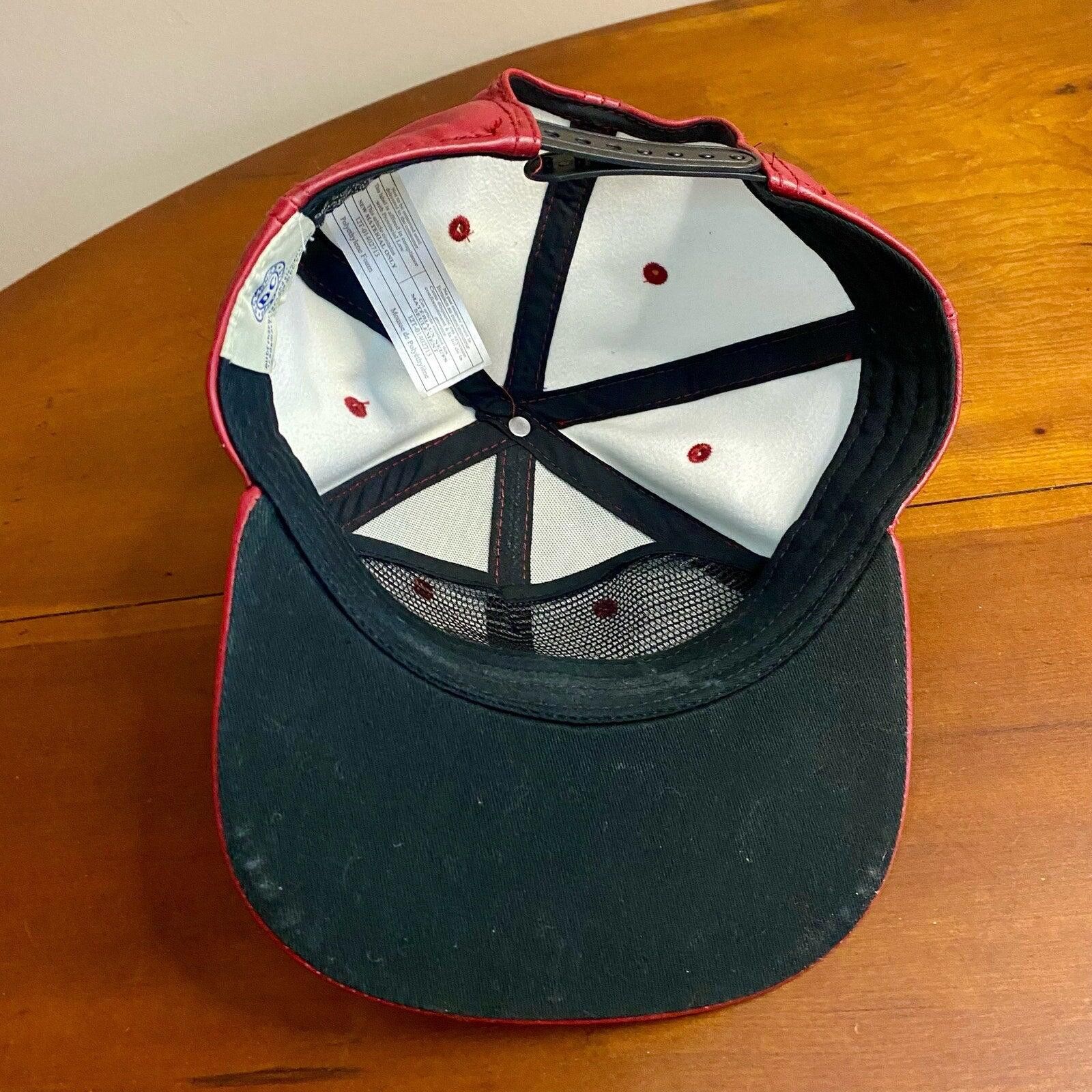DC DC Comics The Flash Superhero Red Leather Hat Mens One Size Size ONE SIZE - 12 Thumbnail
