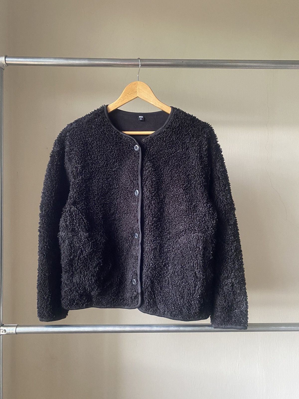 Hysteric Glamour × Japanese Brand × Le Grande Bleu (L.G.B.) UNIQLO HAIRY MOHAIR CARDIGAN KURT COBAIN FLEECE 90s Size US S / EU 44-46 / 1 - 2 Thumbnail