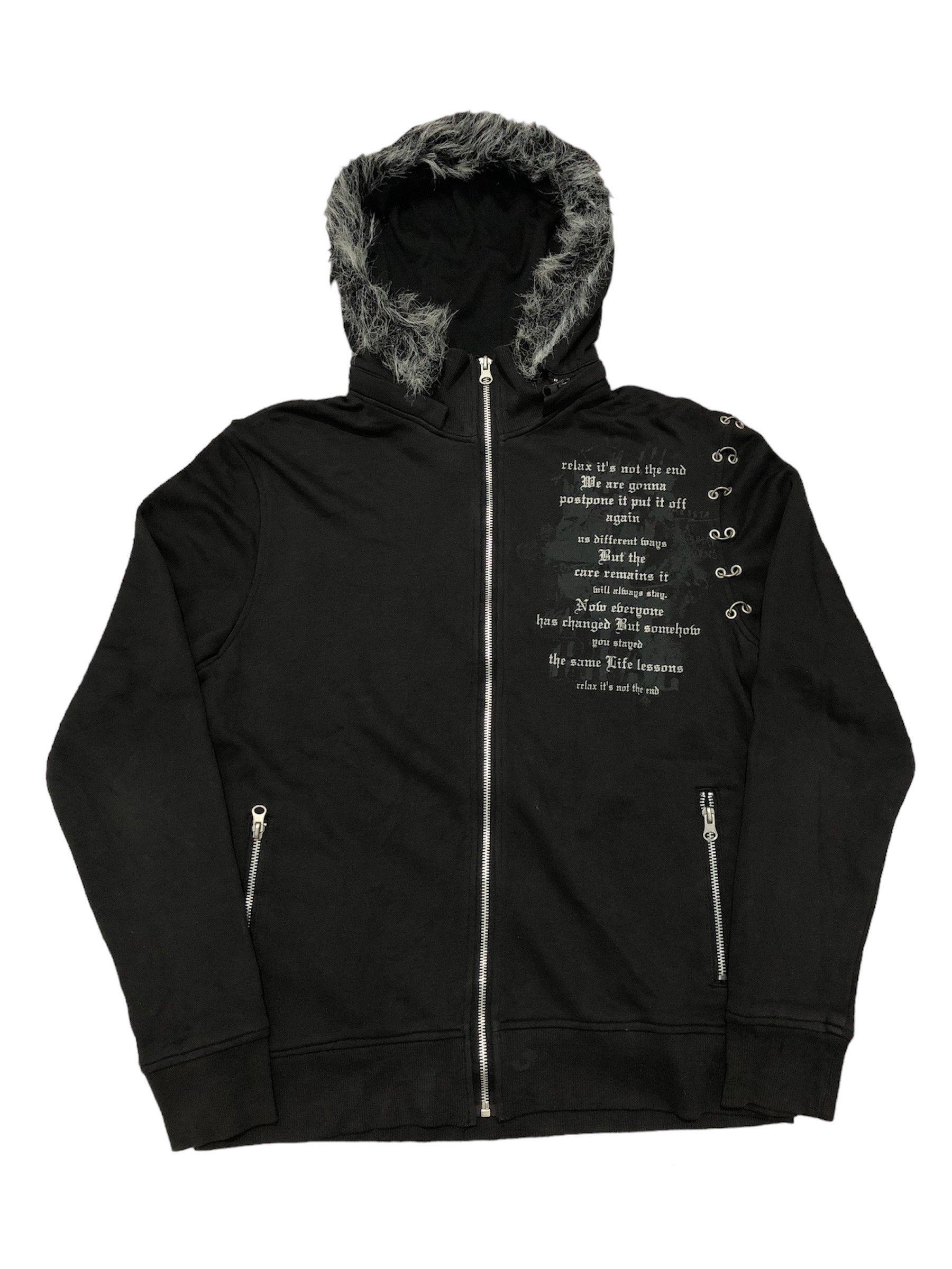 If Six Was Nine In the attic poem piercing fur hoodie Size US M / EU 48-50 / 2 - 1 Thumbnail