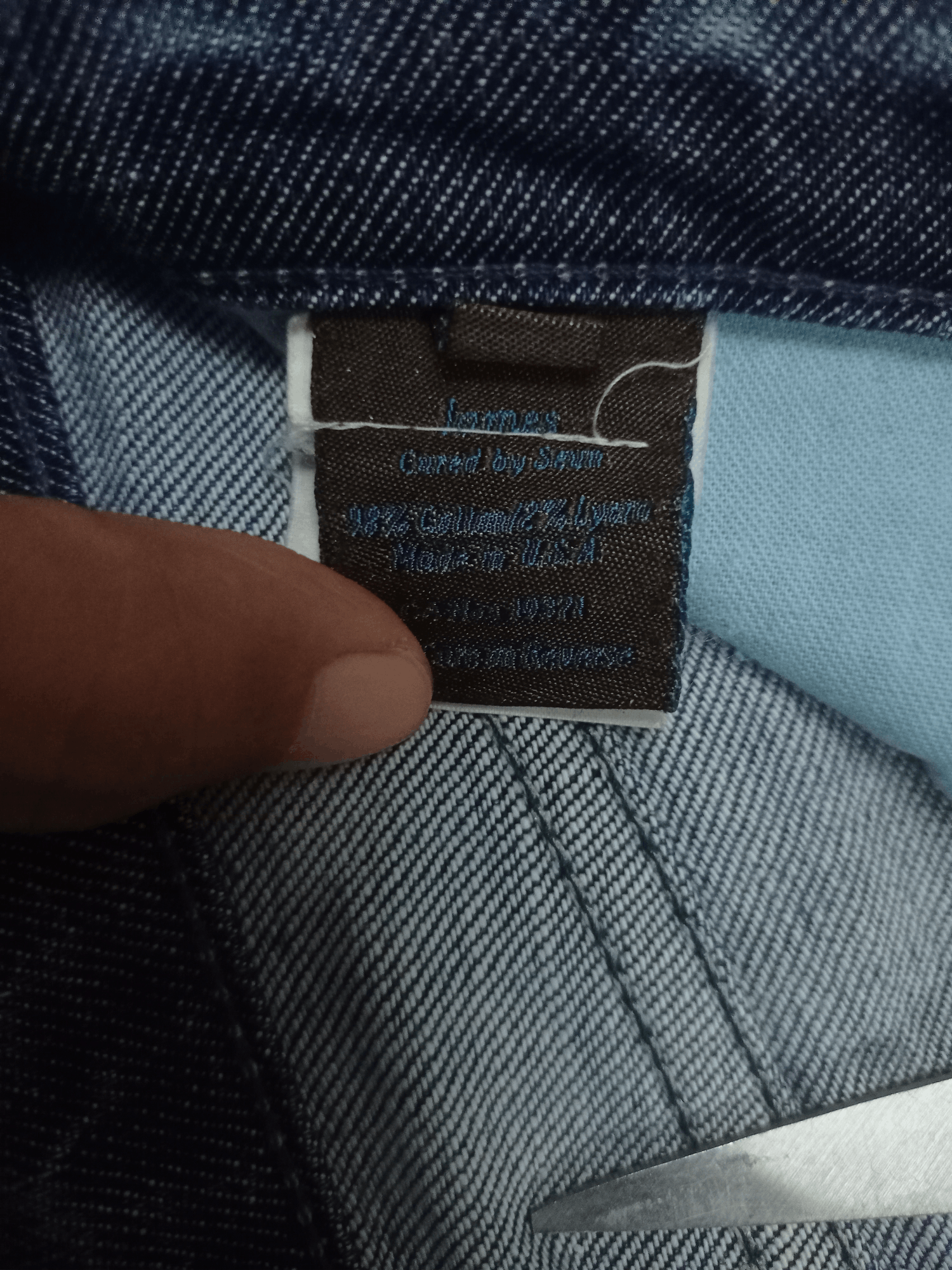 Other Vintage James Cured Blue Wash Distressed Flare Jeans Size US 31 - 15 Thumbnail