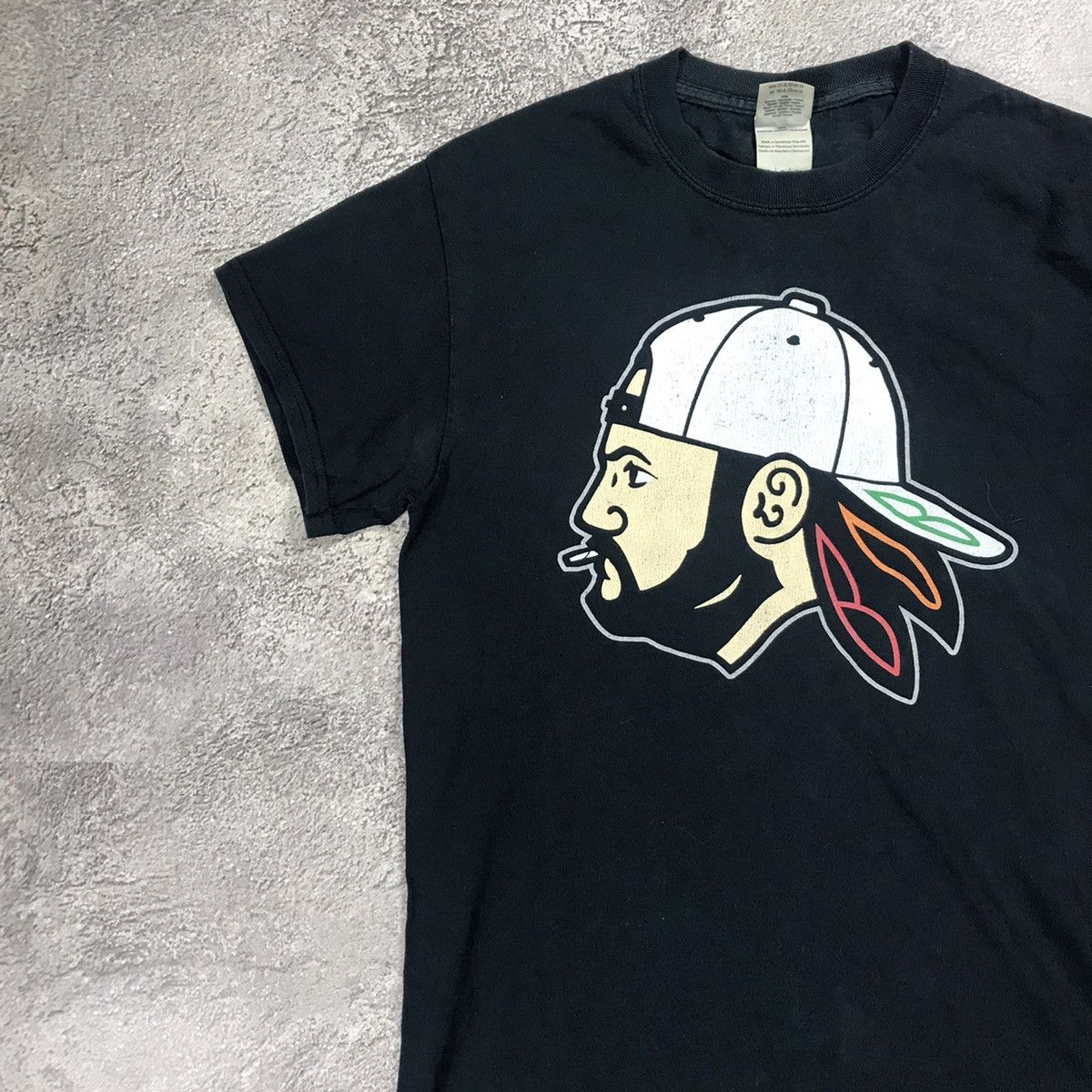 Vintage Vintage 90s Graphic Tee Head Portrait Streetwear Skate S Size US S / EU 44-46 / 1 - 3 Thumbnail