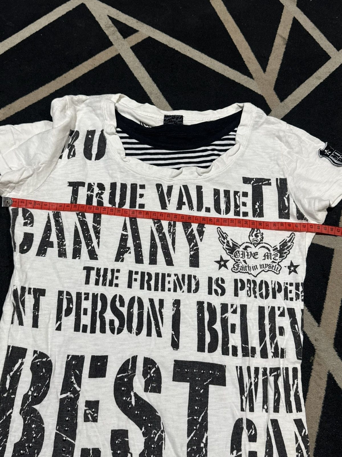 If Six Was Nine Gothic Punk Styled Poem Virgirl Tees Lgb goa styled Size US S / EU 44-46 / 1 - 7 Thumbnail