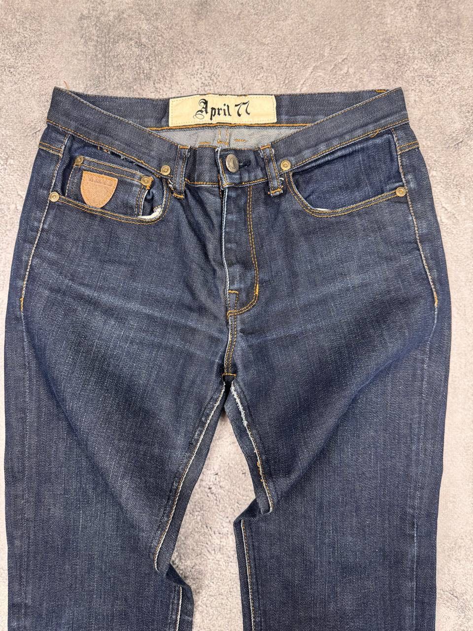 April 77 April 77 Men's Denim Jeans Dark Blue Size W28 Size US 28 / EU 44 - 3 Thumbnail