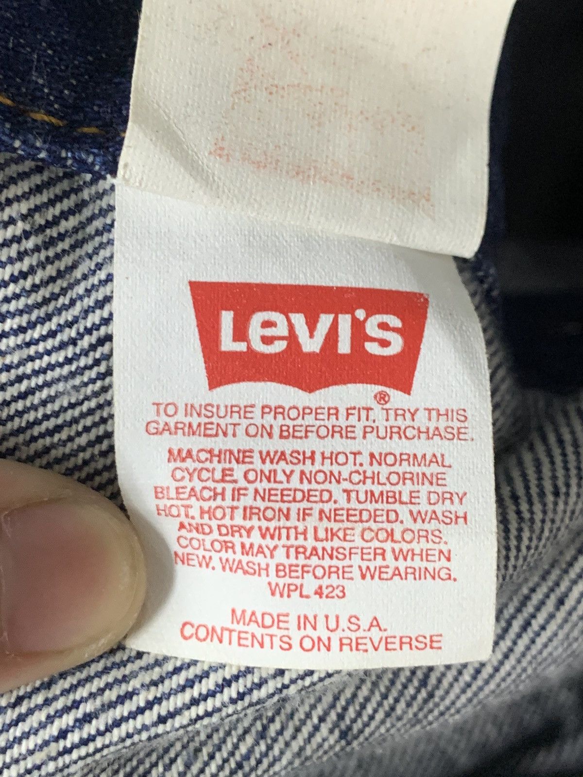 Levi's Vintage 90’s Levis Denim Jacket Size US M / EU 48-50 / 2 - 16 Thumbnail