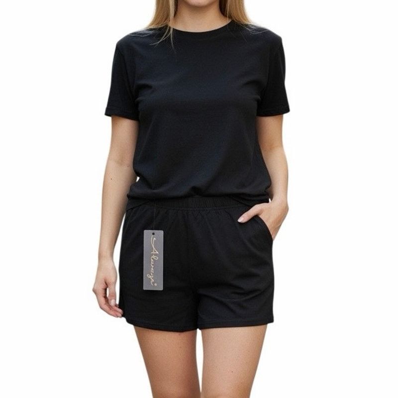 The Unbranded Brand Always Black Women's Casual Summer Short Size Medium Size 30" / US 8 / IT 44 - 1 Thumbnail