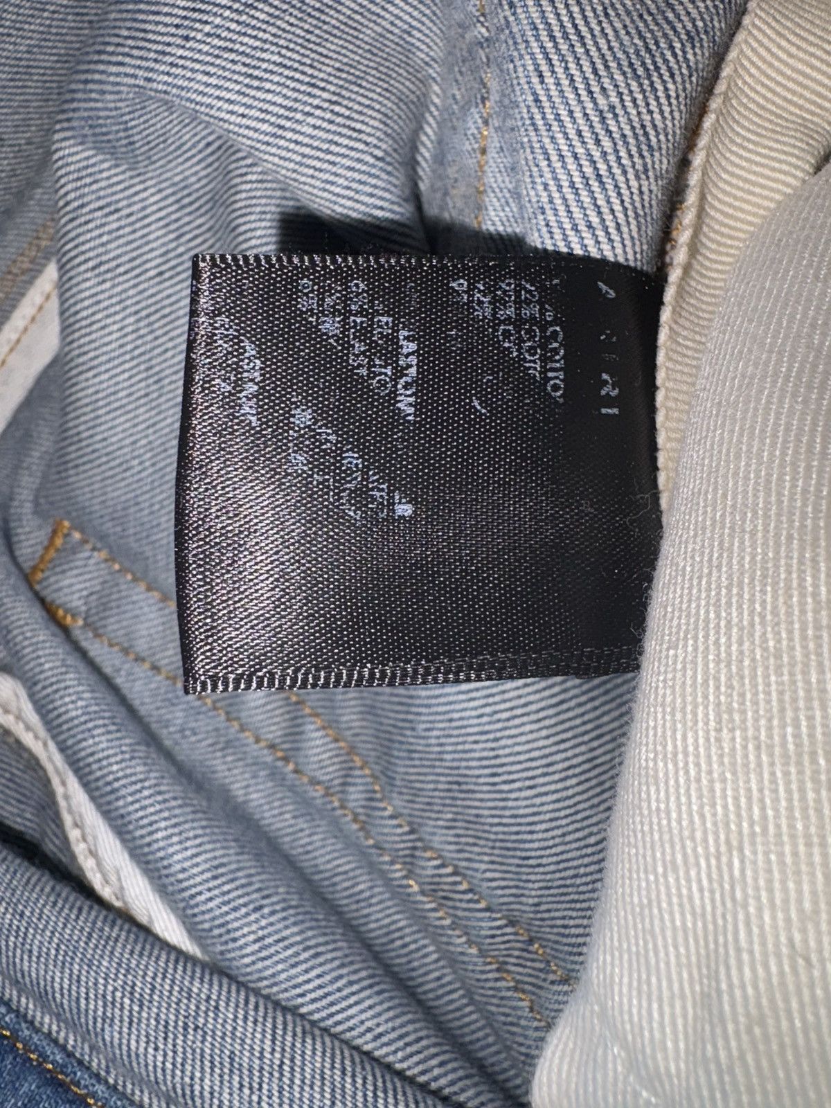 Amiri Amiri thrasher light wash denim Size US 33 - 5 Thumbnail