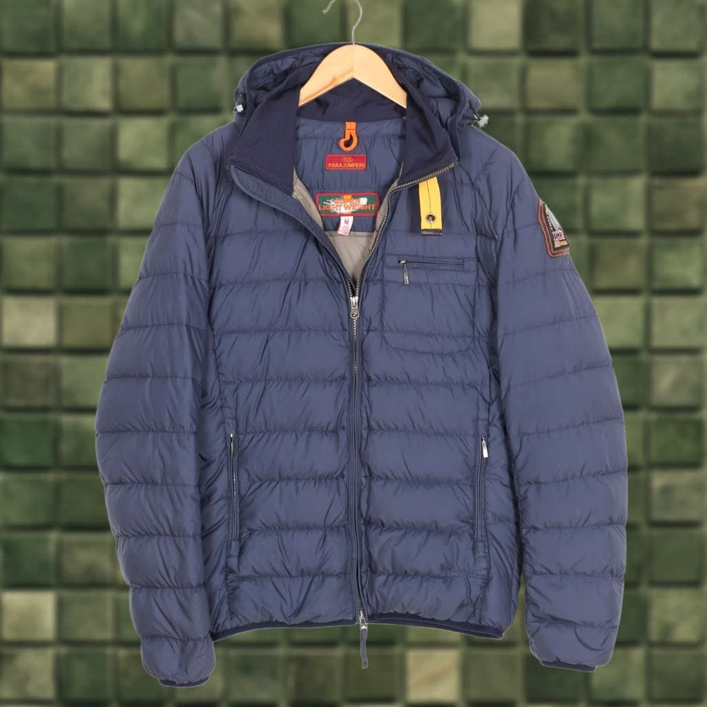 Parajumpers PARAJUMPERS Jacket Men M Hooded Down Puffer Lightweight Grey/Blue MJ6297 Size US M / EU 48-50 / 2 - 1 Thumbnail
