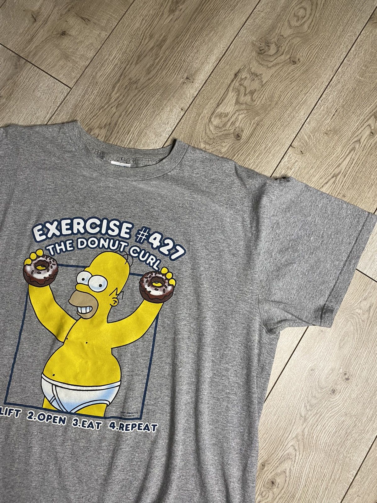 The Simpsons Vintage Homer Simpsons 2002 Tee Y2K Style Size US XL / EU 56 / 4 - 2 Thumbnail