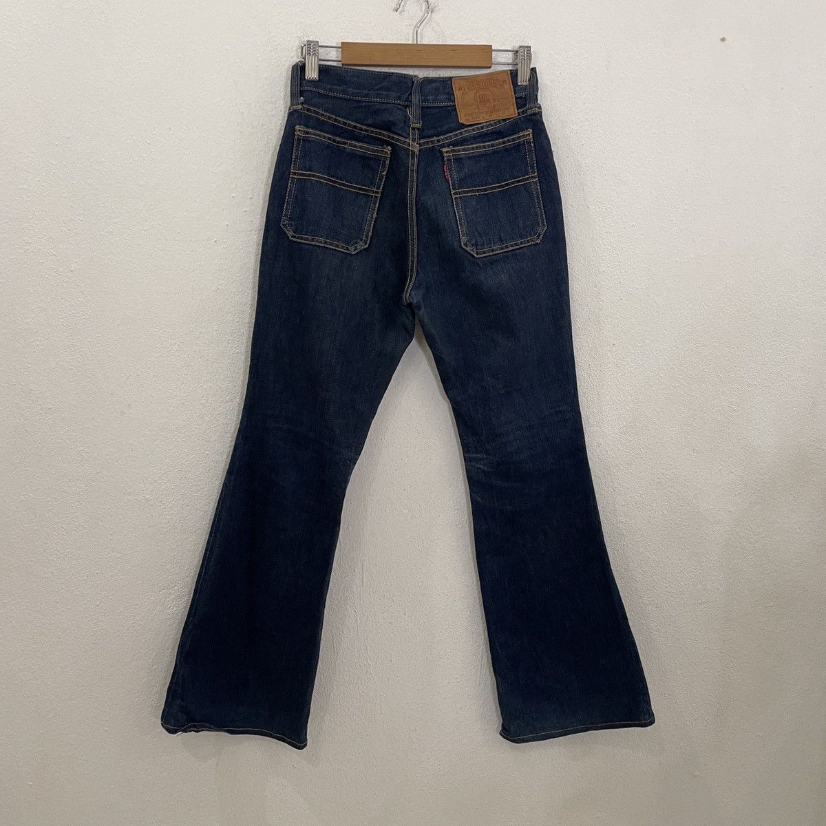 20471120 Vintage Big Stone Bush Pants Flare Denim Jeans Size 28" / US 6 / IT 42 - 6 Thumbnail