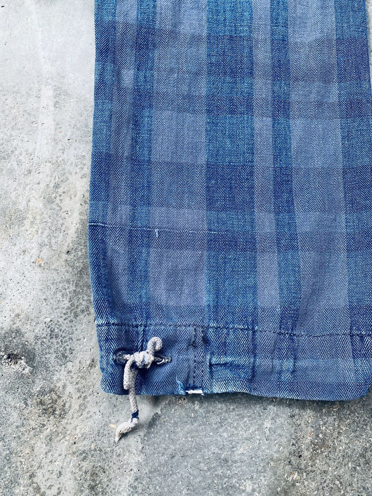 Indigo Vintage Reproduction Label Indigo Herringbone Pants Size US 33 - 16 Thumbnail