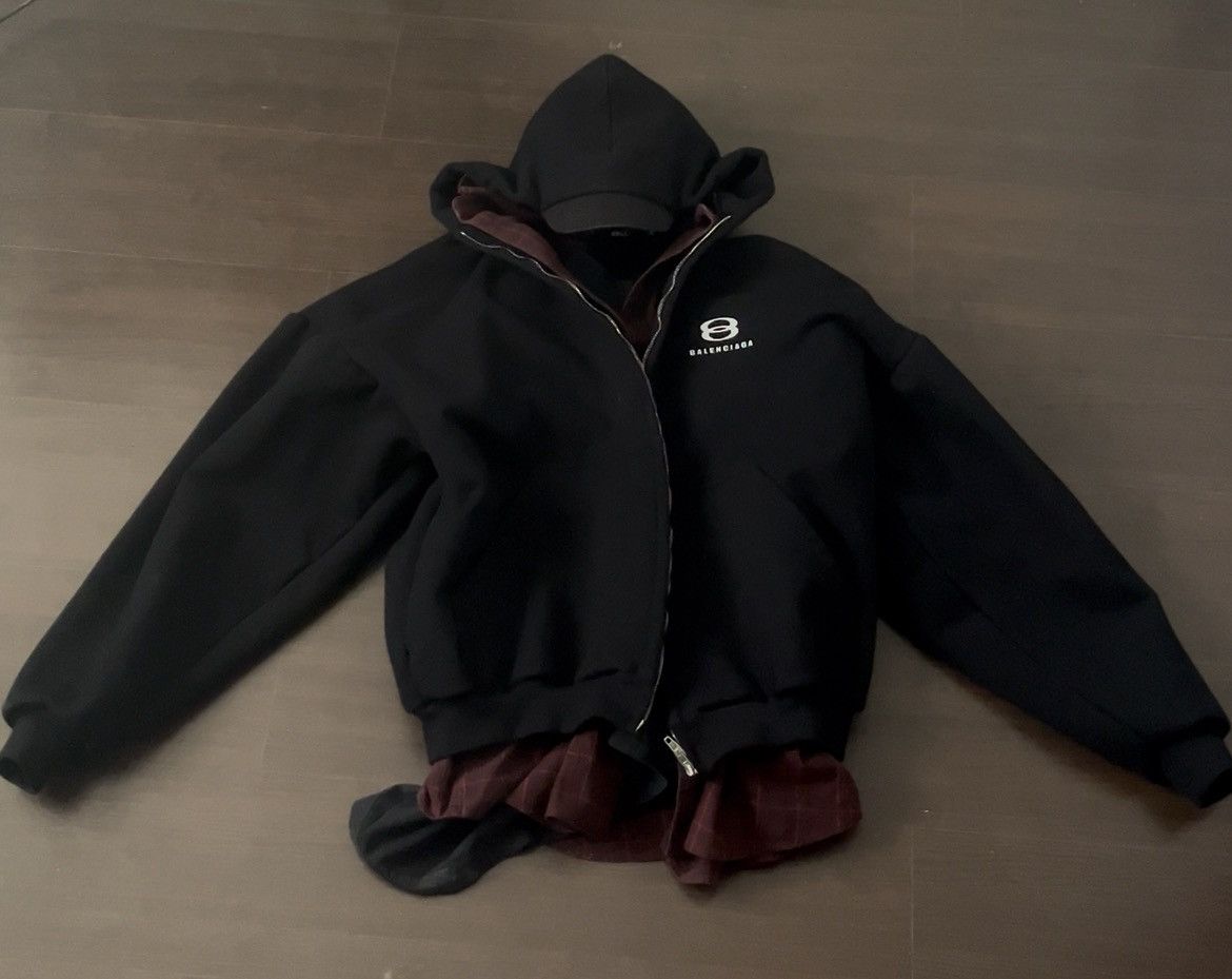 Balenciaga Balenciaga Unity Sports Layered Hoodie Size US M / EU 48-50 / 2 - 3 Thumbnail