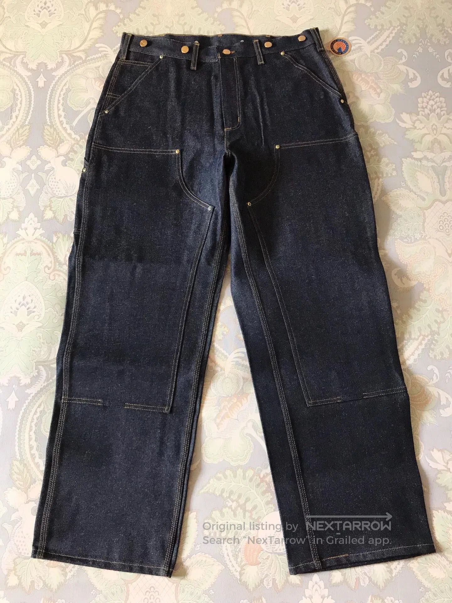 Carhartt Carhartt B07 Double Knee Raw Denim Jeans. Size US 34 / EU 50 - 2 Thumbnail