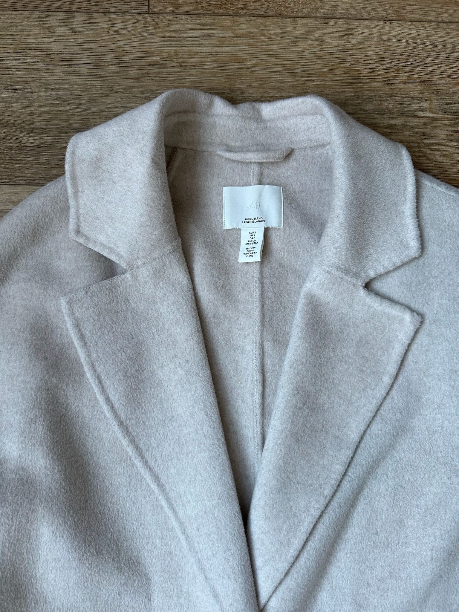 H&M 🔥[SALE]🔥 H&M Double Breasted Cream Coat Size S / US 4 / IT 40 - 7 Thumbnail
