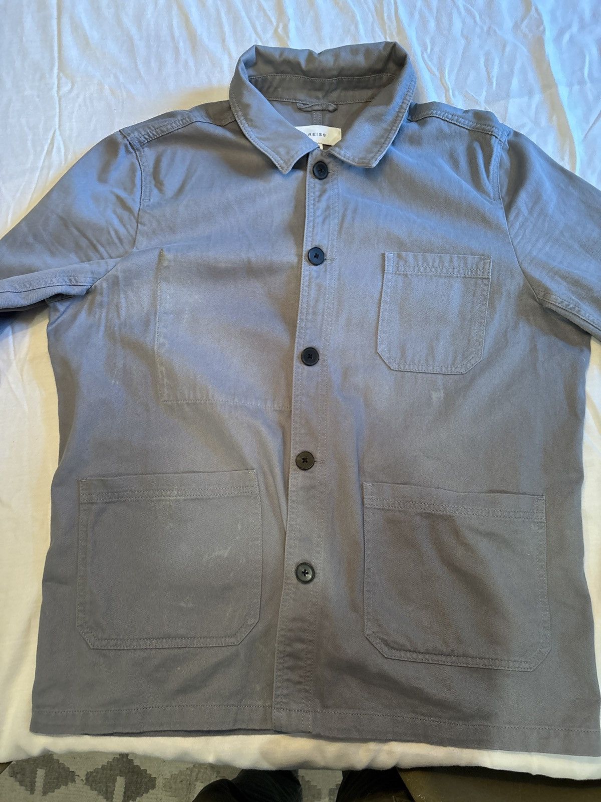 Reiss Chore Coat light blue with inner side pocket Size US L / EU 52-54 / 3 - 1 Thumbnail