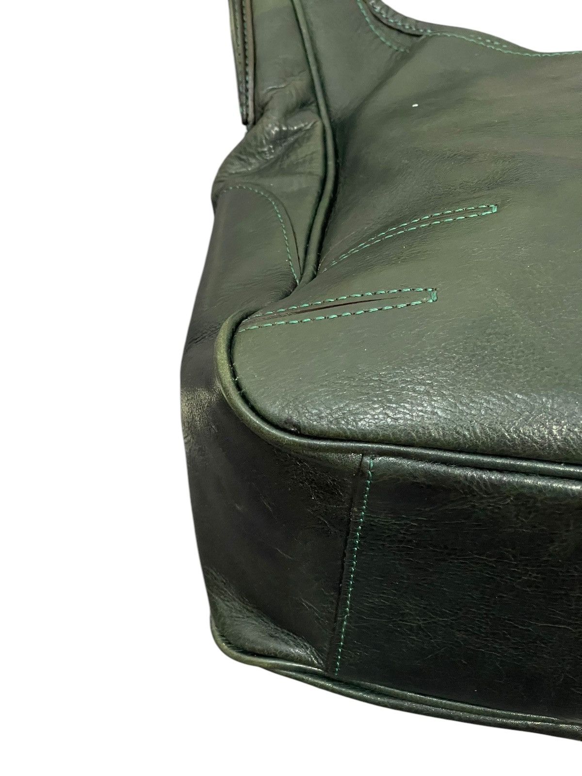 Genuine Leather Full Leather Aniary Japan Dark Green Cross Body Bag 1🟩6 Size ONE SIZE - 16 Thumbnail