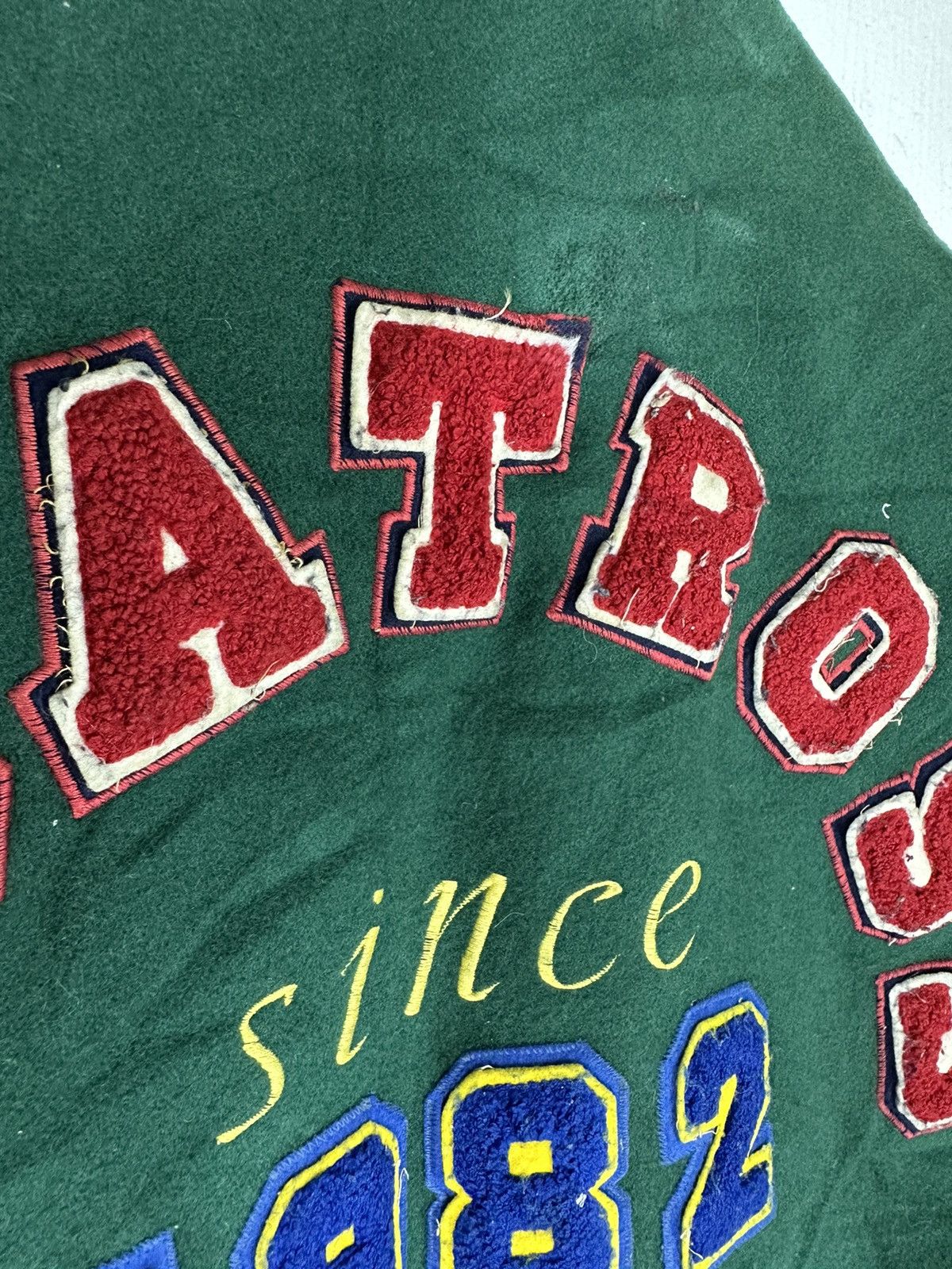 Vintage Vintage Albatross Since1982 Varsity Leather Jacket Size US M / EU 48-50 / 2 - 11 Thumbnail
