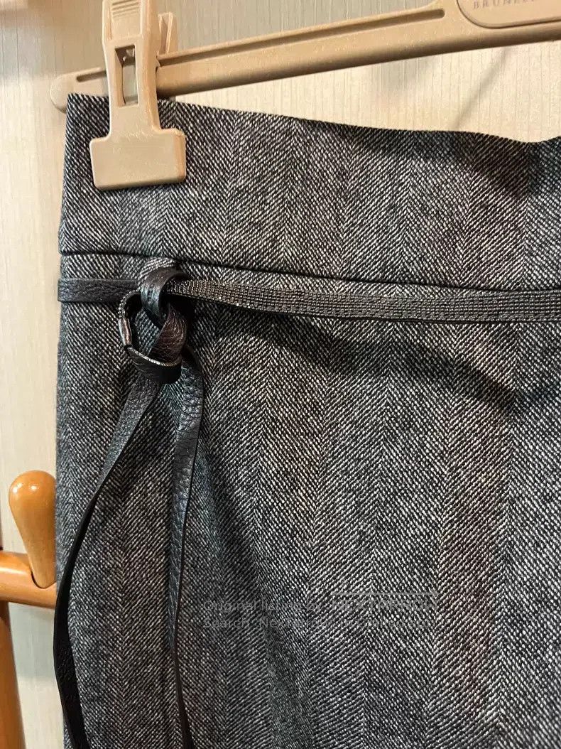 Brunello Cucinelli Brunello Cucinelli Studded Belted Half Skirt Size 26" / US 2 / IT 38 - 2 Thumbnail