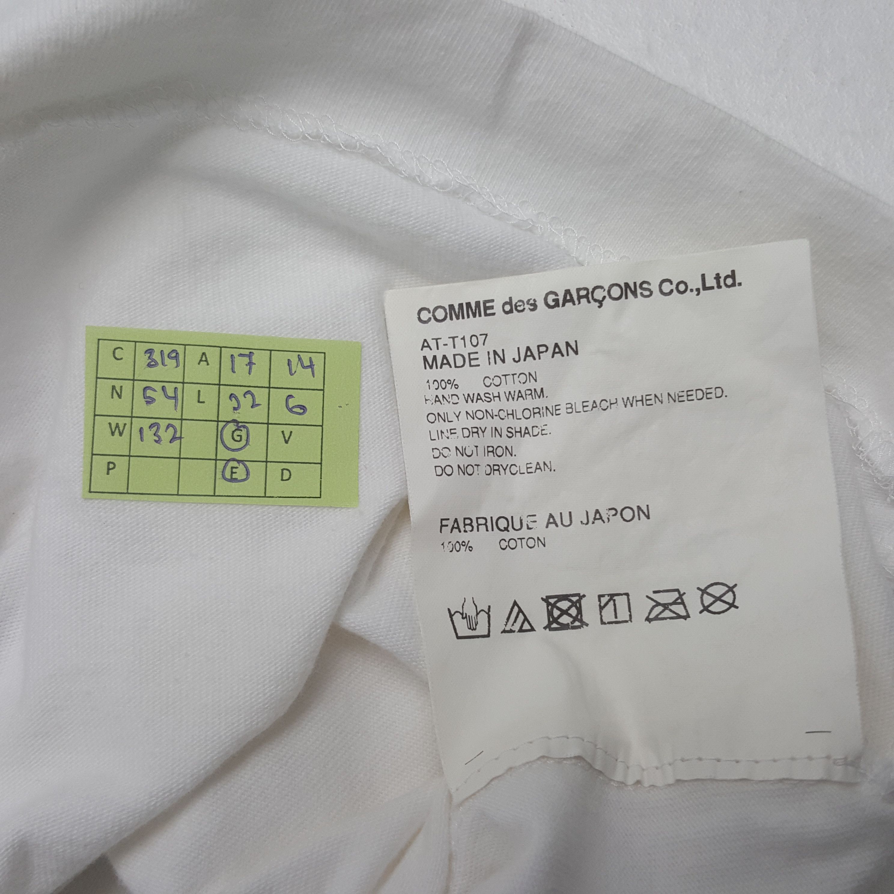 Comme des Garcons PLAY Vintage Comme des Garcons Play Designer Tshirt C319N54 Size US S / EU 44-46 / 1 - 5 Thumbnail
