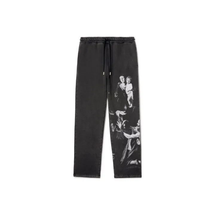 Off-White Off-White Black Straight Leg Casual Pants 0079 Size US 27 - 1 Thumbnail