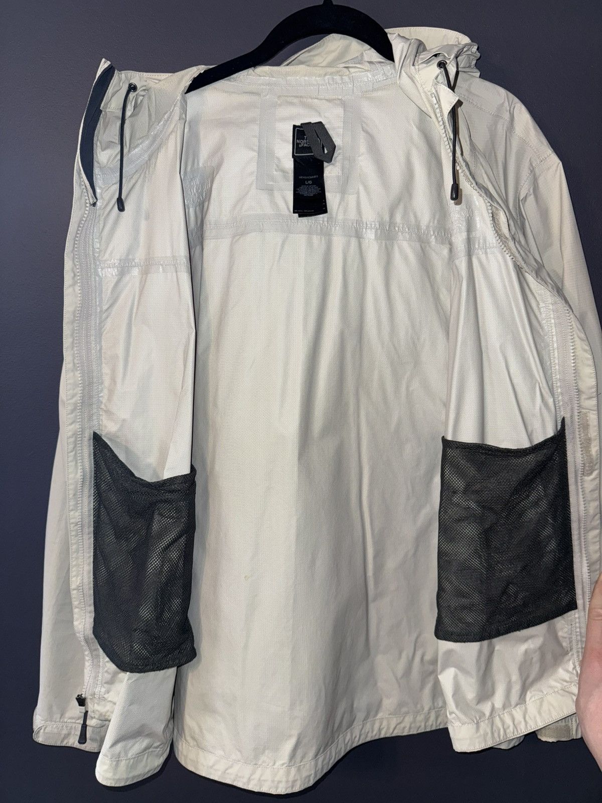 The North Face North Face White Shell Jacket Size US L / EU 52-54 / 3 - 3 Thumbnail