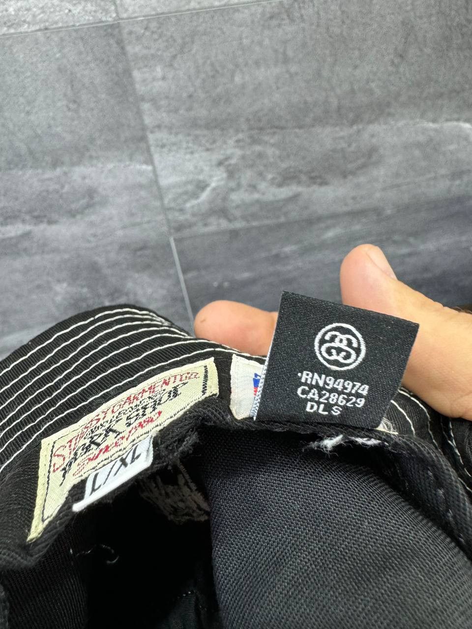 Our Legacy × Stussy Stussy x Our Legacy Recycled Twill Bucket Hat Black Size 36 - 10 Thumbnail