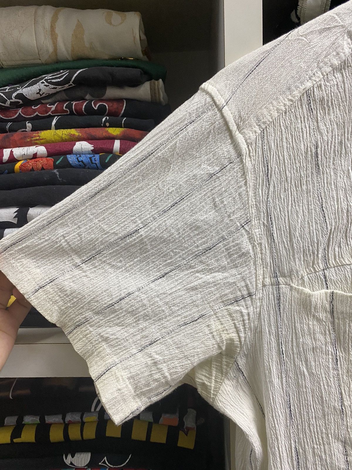 Designer × Kansai Yamamoto × Vintage Vintage Kansai Yamamoto Zipper Shirt Size US M / EU 48-50 / 2 - 7 Thumbnail