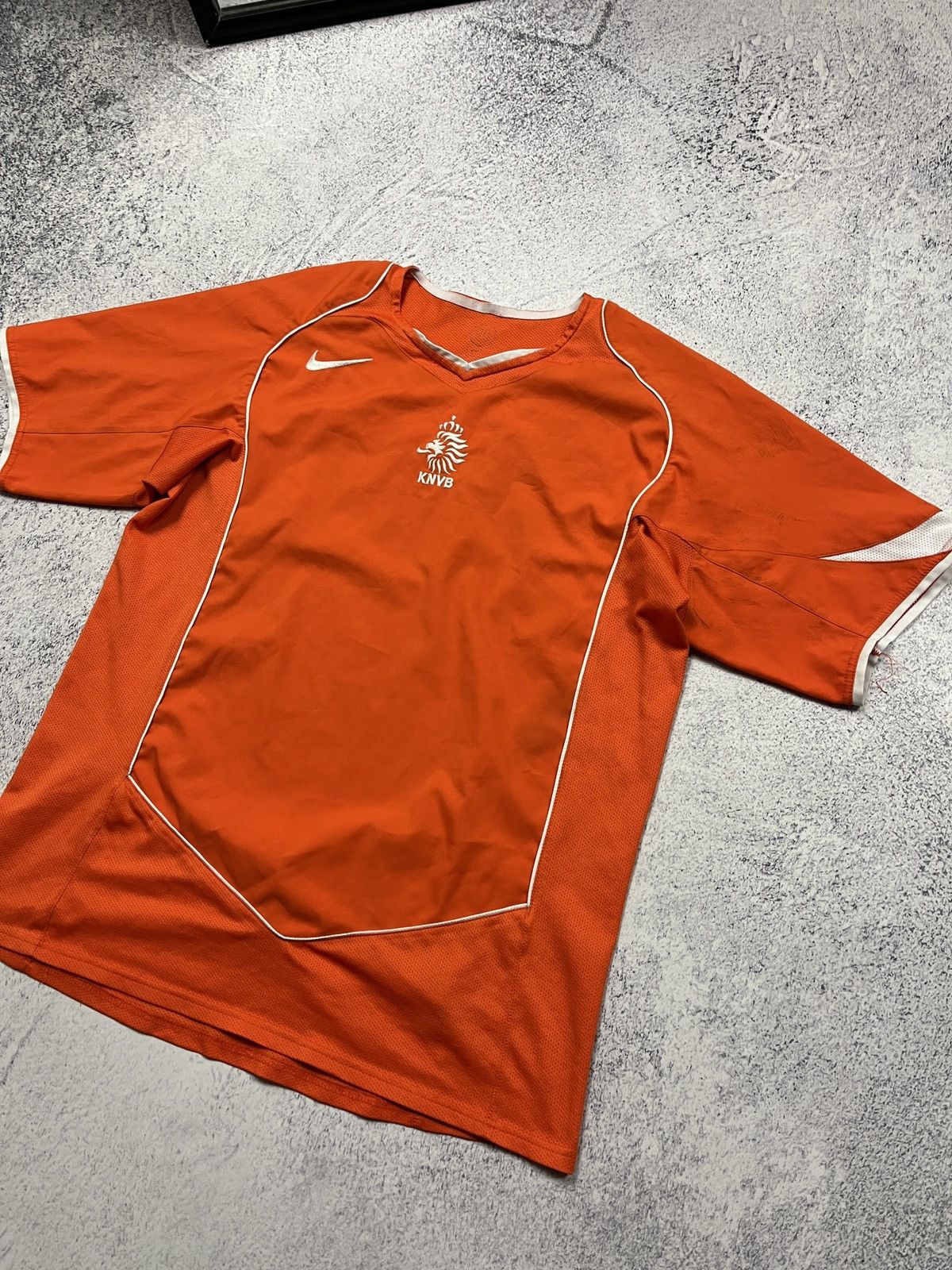 Nike Vintage Nike Netherlands 2004/06 Home Soccer Jersey Shirt Size US S / EU 44-46 / 1 - 3 Thumbnail