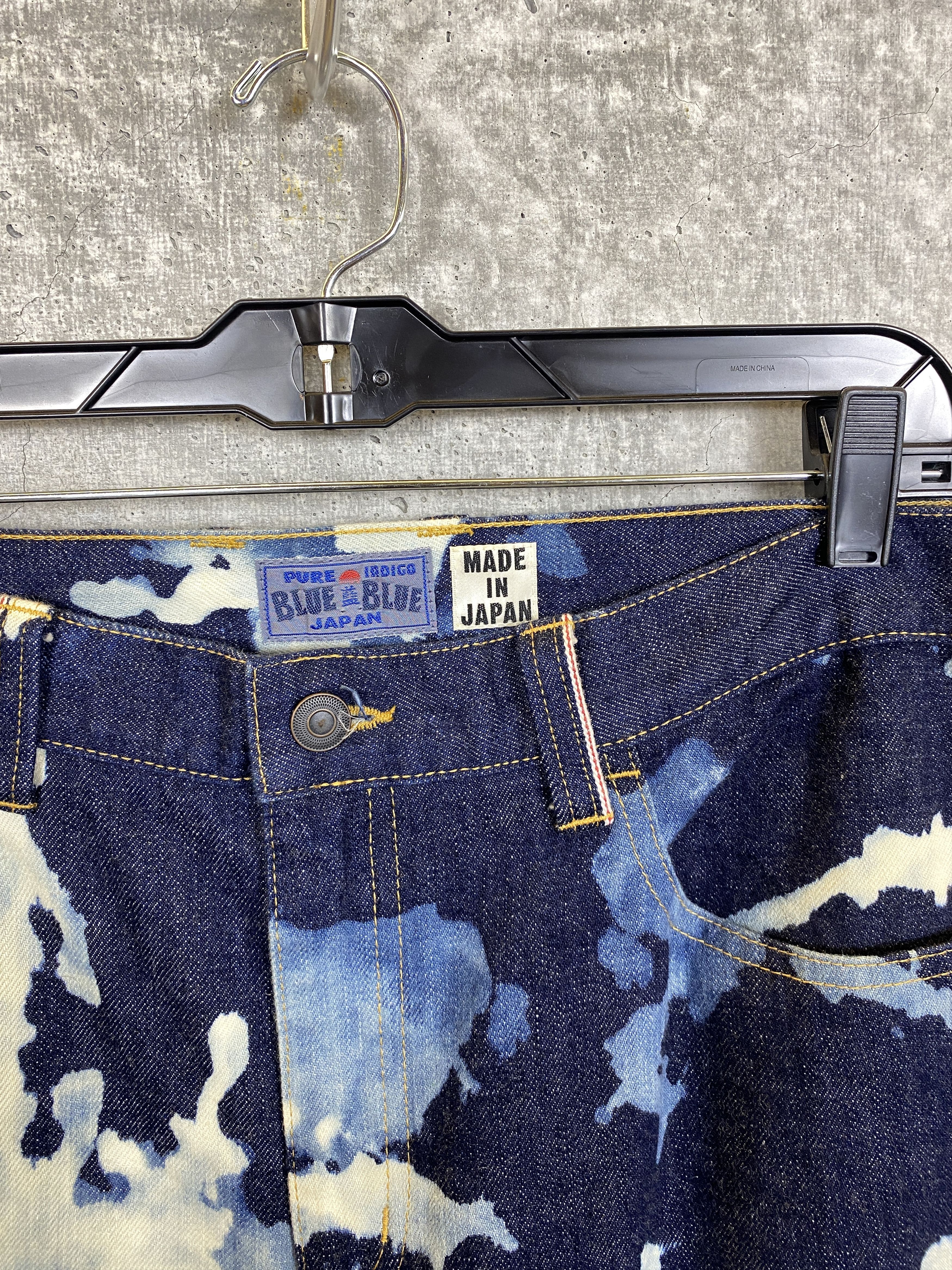 Blue Blue Japan BLUE BLUE JAPAN KAGO BASSEN INDIGO DYE JEANS Size US 32 / EU 48 - 3 Thumbnail