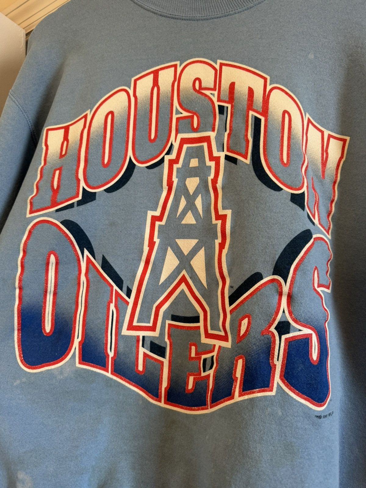 Hanes × NFL × Vintage Houston Oilers vintage sweatshirt size L Size US L / EU 52-54 / 3 - 2 Thumbnail
