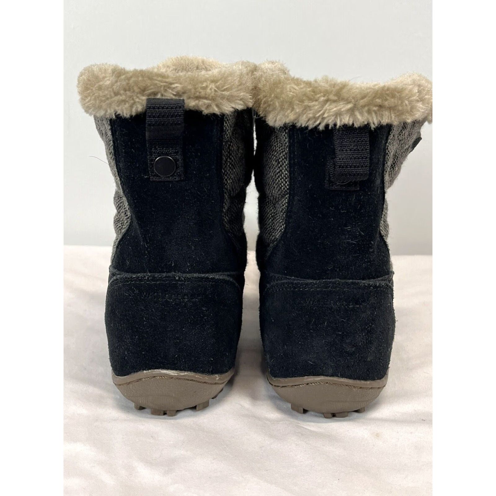 Vintage Columbia Minx Shorty III Waterproof Snow Boots Black Women's Size 8 Fur Trim Size 30" / US 8 / IT 44 - 4 Thumbnail