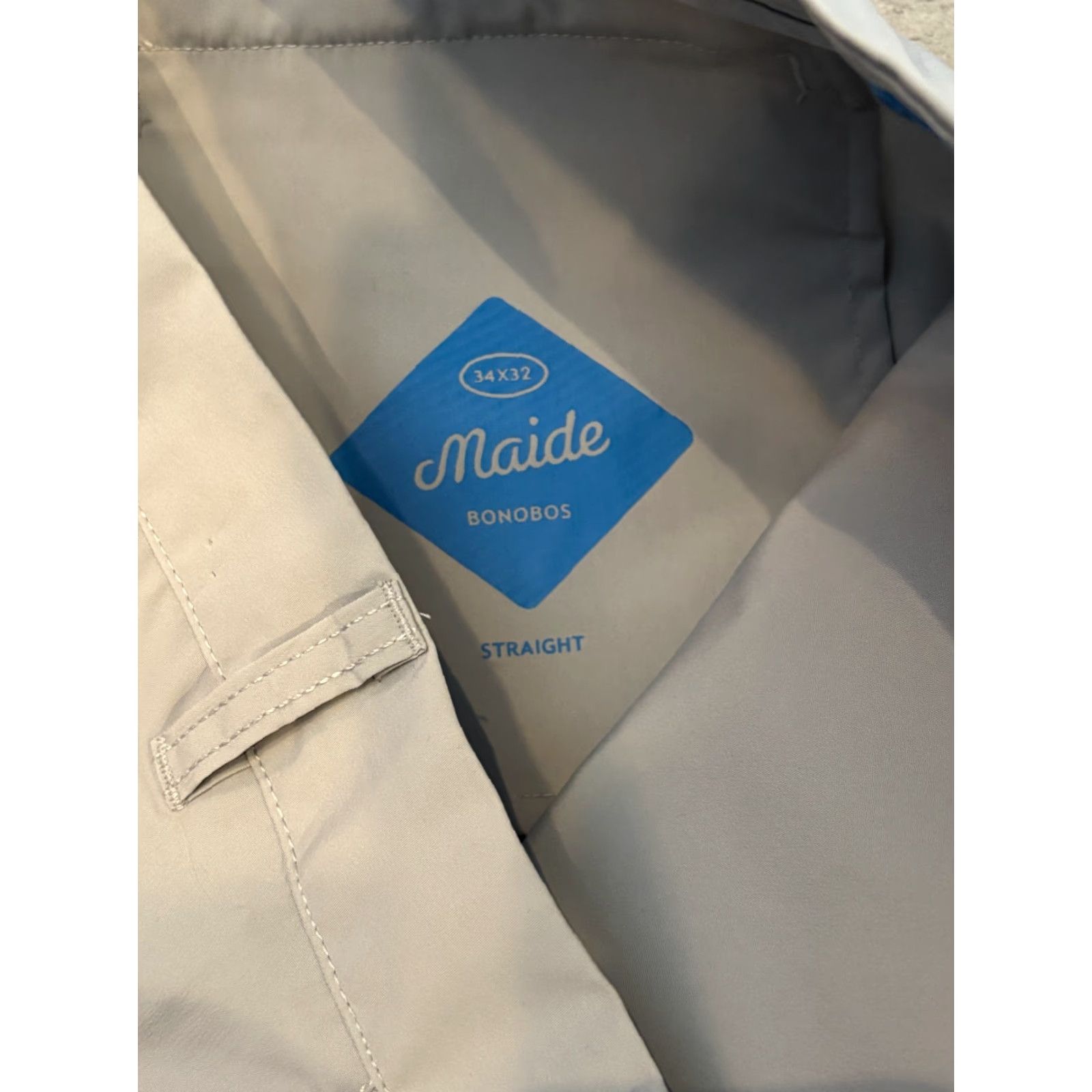 Bonobos Bonobos Maide Golf Pants Mens 34x32 Gray Slim Straight Performance Active Shirt Pants? Size US 34 / EU 50 - 2 Thumbnail