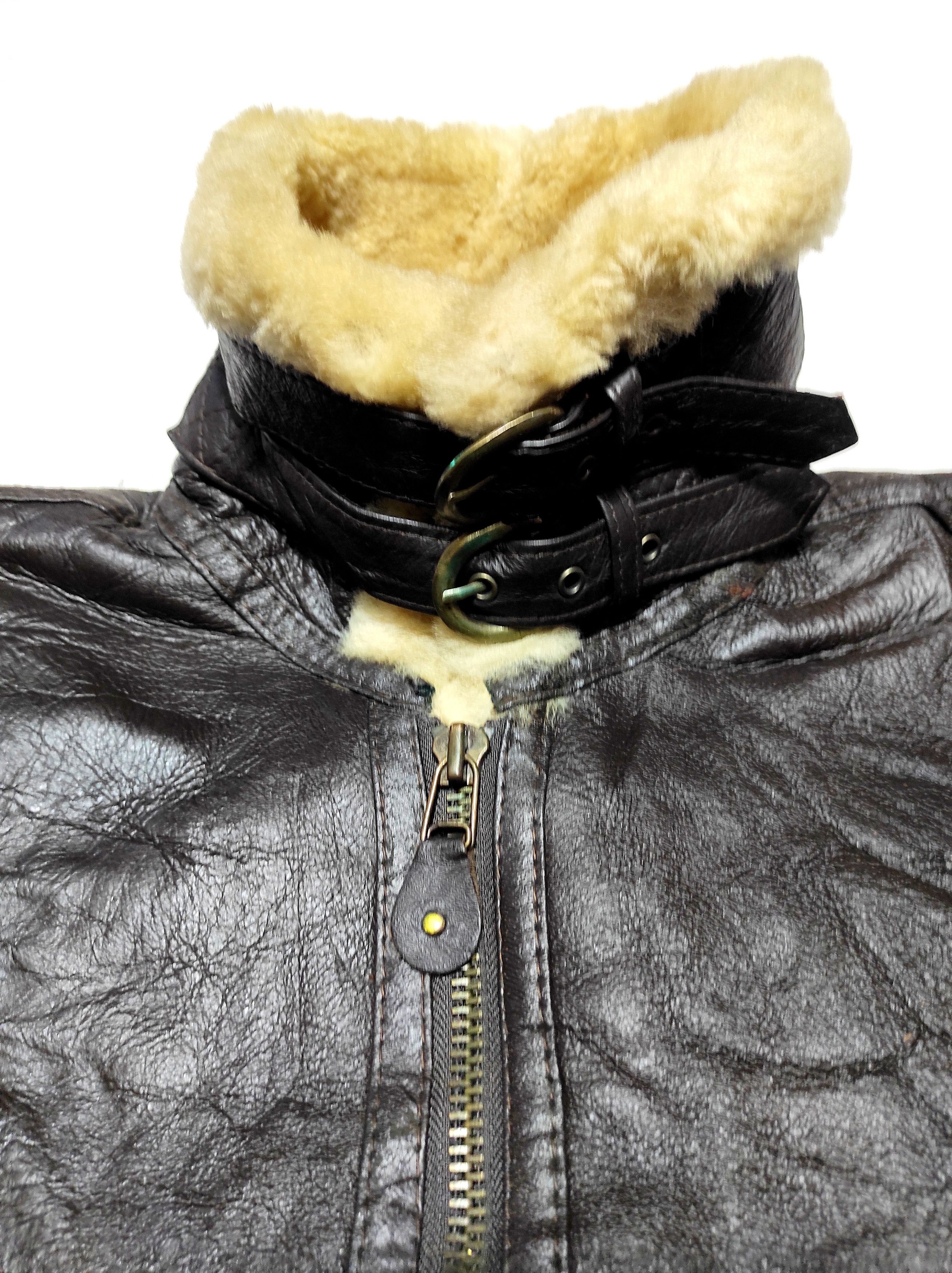 Other Beautiful Bomber Jacket type B3 Genuine leather Sheepskin Size US XL / EU 56 / 4 - 7 Thumbnail