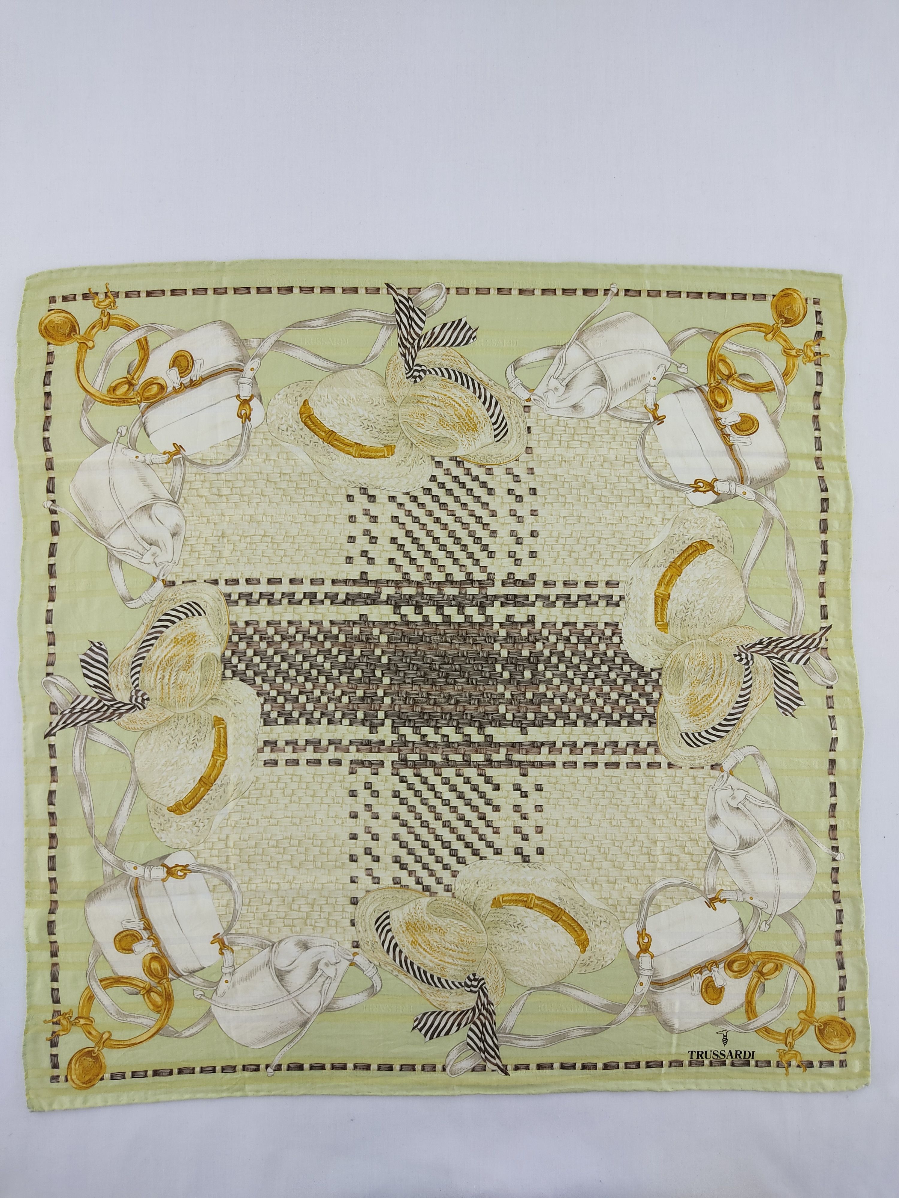 Designer × Trussardi × Vintage Trussardi Handkerchief / Neckwear / Bandana Size ONE SIZE - 2 Thumbnail