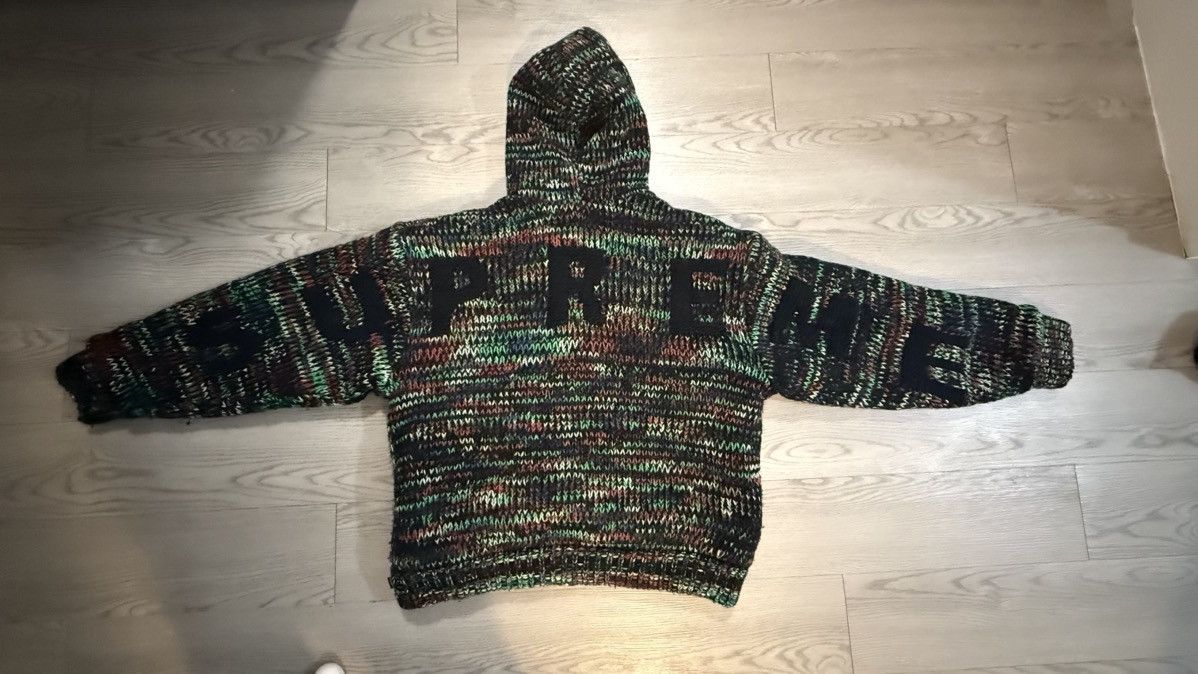 Supreme Supreme Faux Shearling Lined Zip Up Hooded Sweater Size US L / EU 52-54 / 3 - 3 Thumbnail