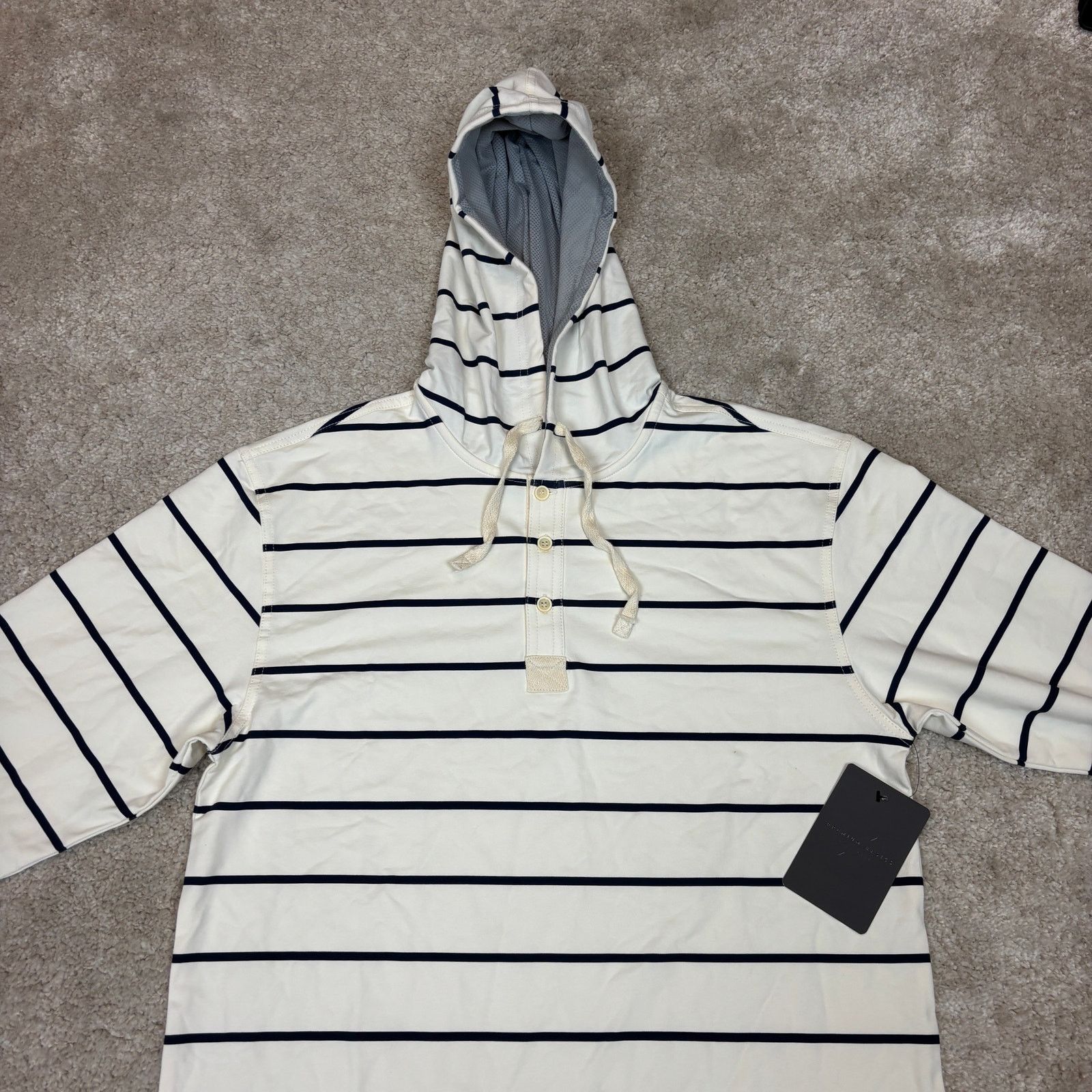 Other Bylt Drop Cut Hooded Henley Men's Medium Minimalist Size US M / EU 48-50 / 2 - 2 Thumbnail