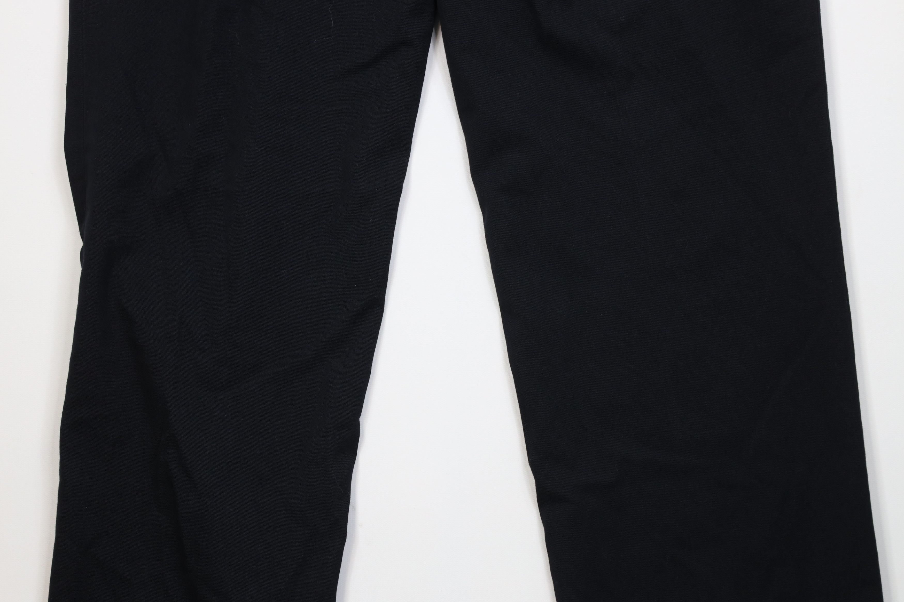 Vintage Vintage 90s Streetwear Distressed Wide Leg Chino Pants Black Size US 32 / EU 48 - 12 Thumbnail