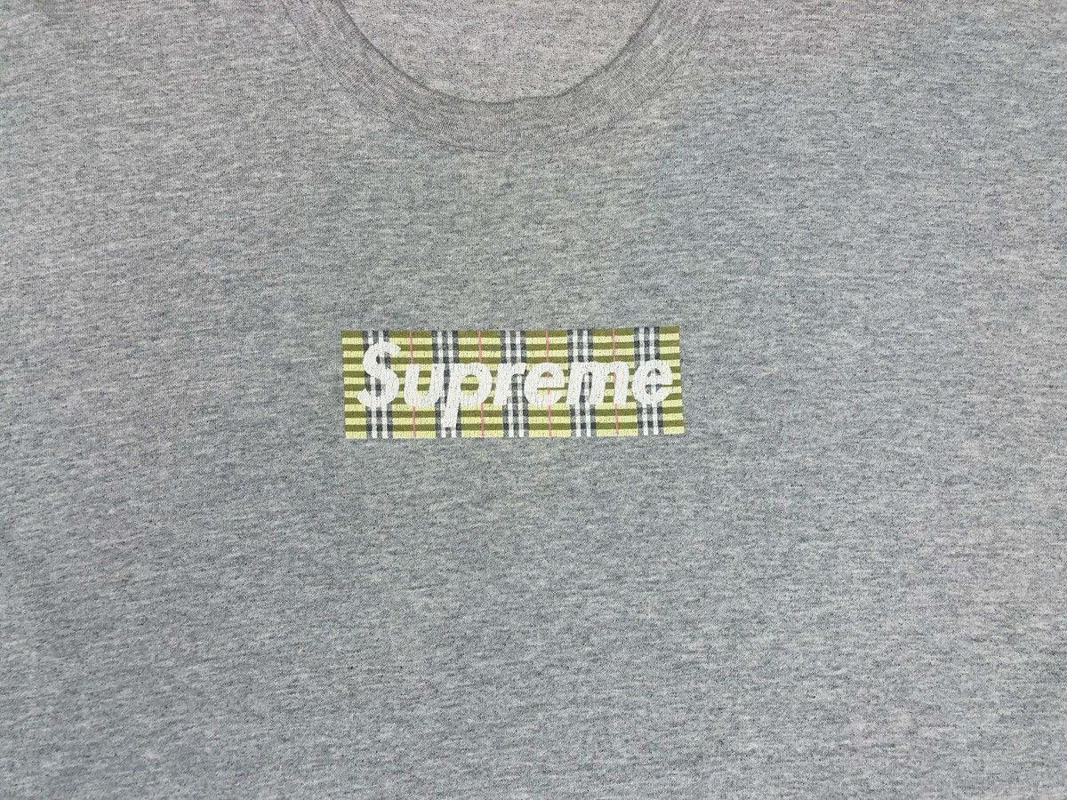 Supreme Supreme Burberry Unofficial Box Logo 1997 Size US L / EU 52-54 / 3 - 1 Thumbnail