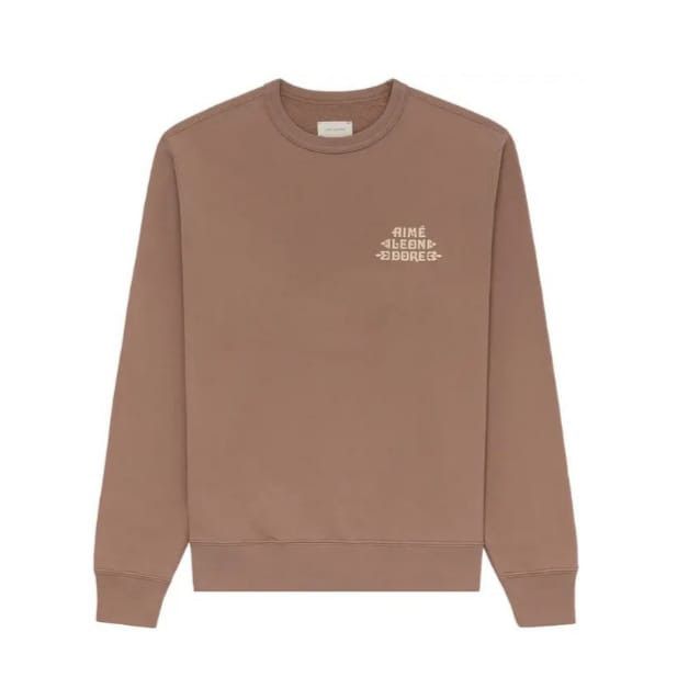 Aime Leon Dore o1mle0925 Fleur Logo Crewneck Sweatshirt in Brown Size US L / EU 52-54 / 3 - 1 Preview