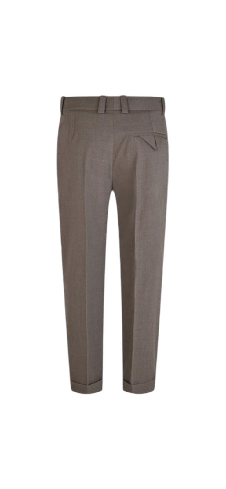 Bottega Veneta BOTTEGA VENETA WOOL TWILL CROPPED TROUSERS Size US 34 / EU 50 - 2 Thumbnail