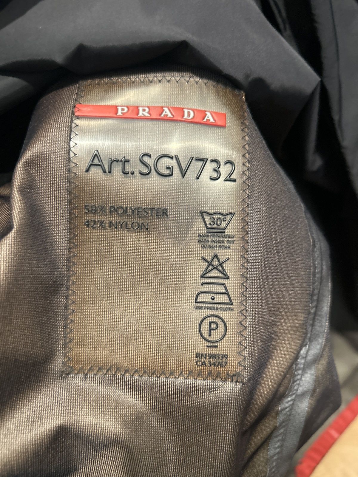 Prada Prada Gore-Tex Insulated Coat – Art. SGV732 – IT 54 (US L) Size US L / EU 52-54 / 3 - 10 Thumbnail