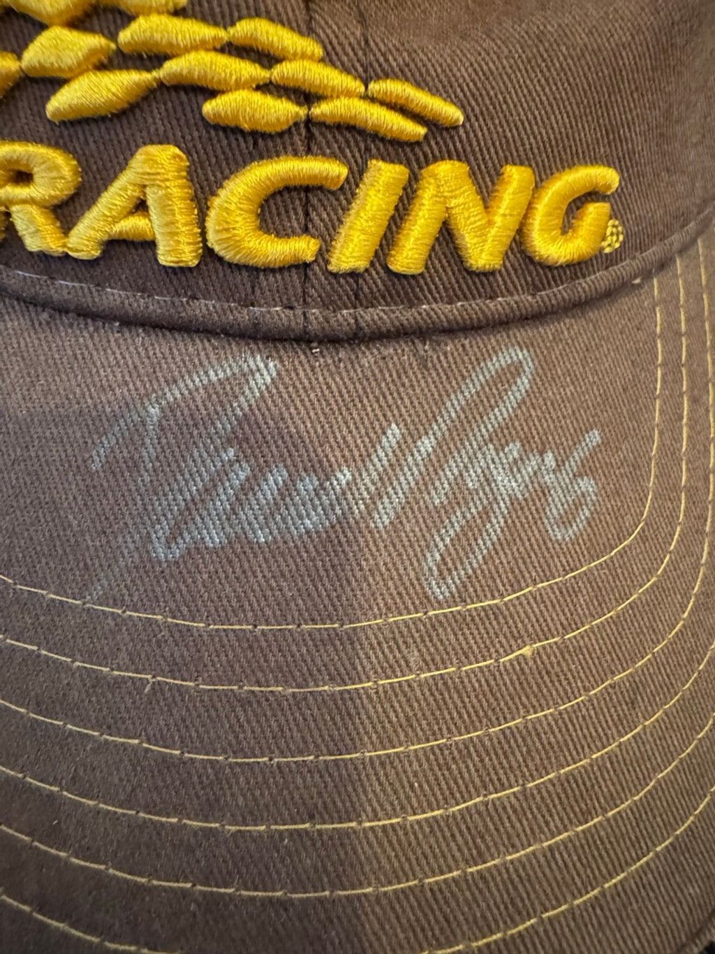 NASCAR David Ragan Autographed UPS Racing Hat Size ONE SIZE - 6 Thumbnail