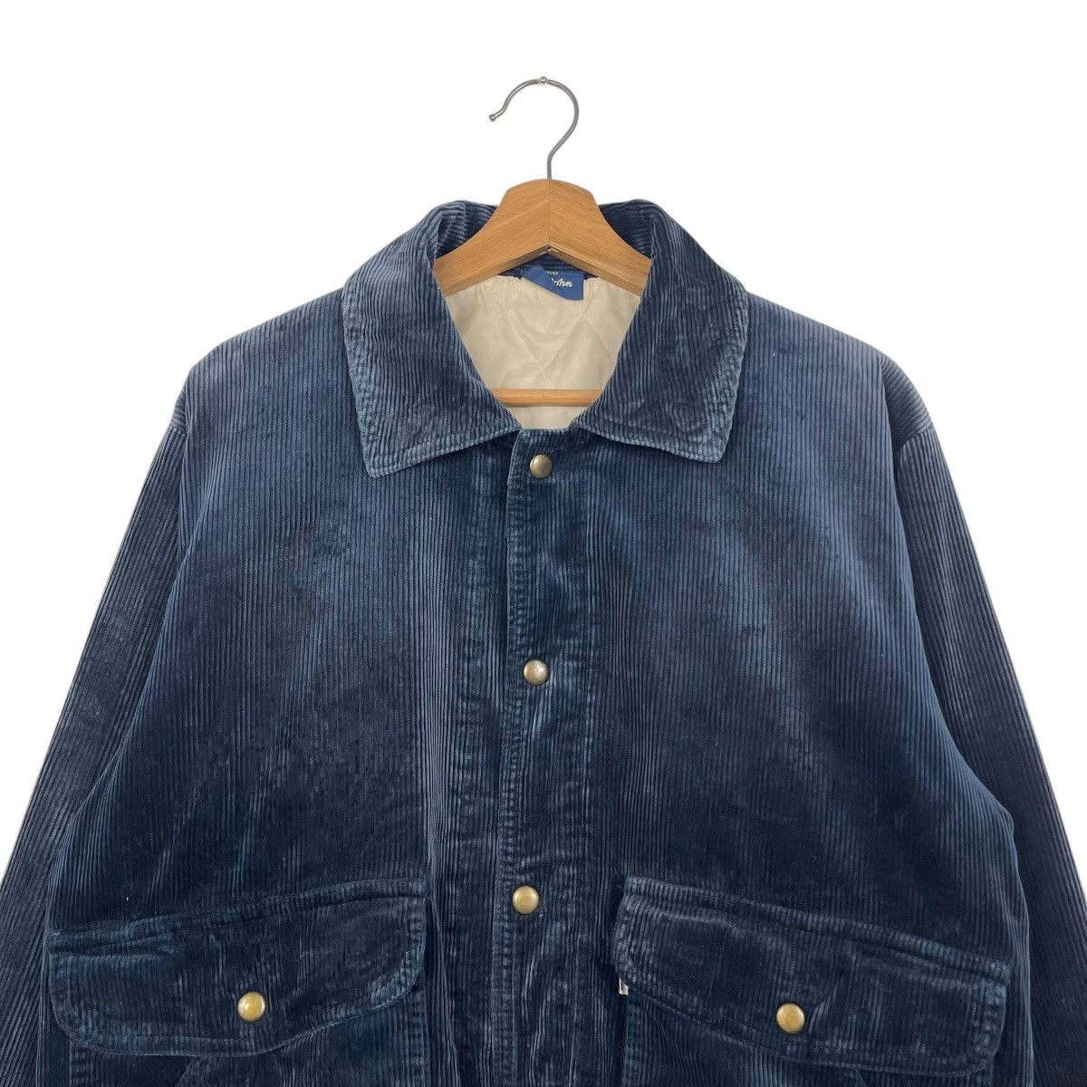 Big John Vintage 80s Big John Corduroy Button/Zipper Jacket Size US L / EU 52-54 / 3 - 2 Thumbnail